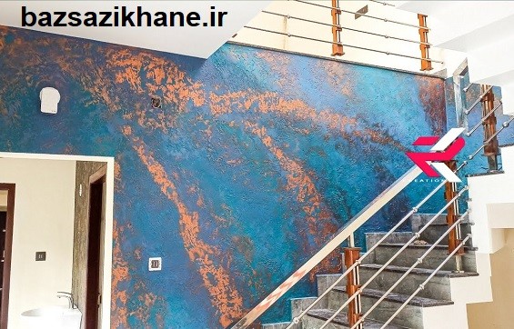 نقاشی راه پله خانه با پتینه